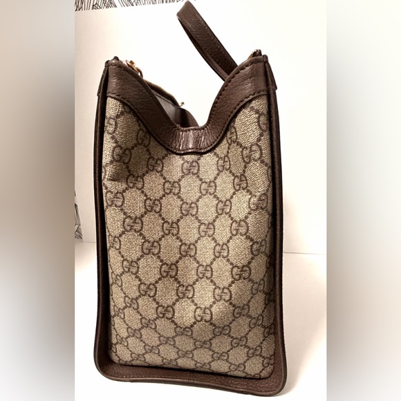 Gucci Monogram Supreme Ophidia Medium Tote – Authenticated – Excellent Condition - Picture 5 of 16